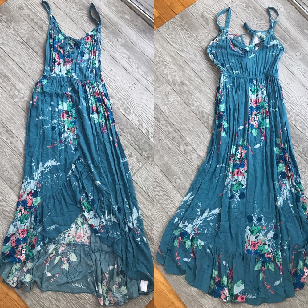 Floral Maxi - short and angled in front